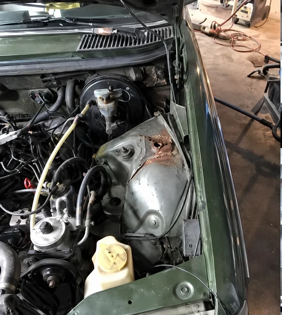 Mercedes-Benz W123 – Arbeiten an der Karosserie – Foto 7